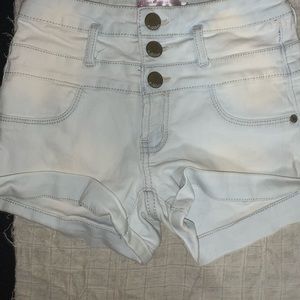 juniors white shorts